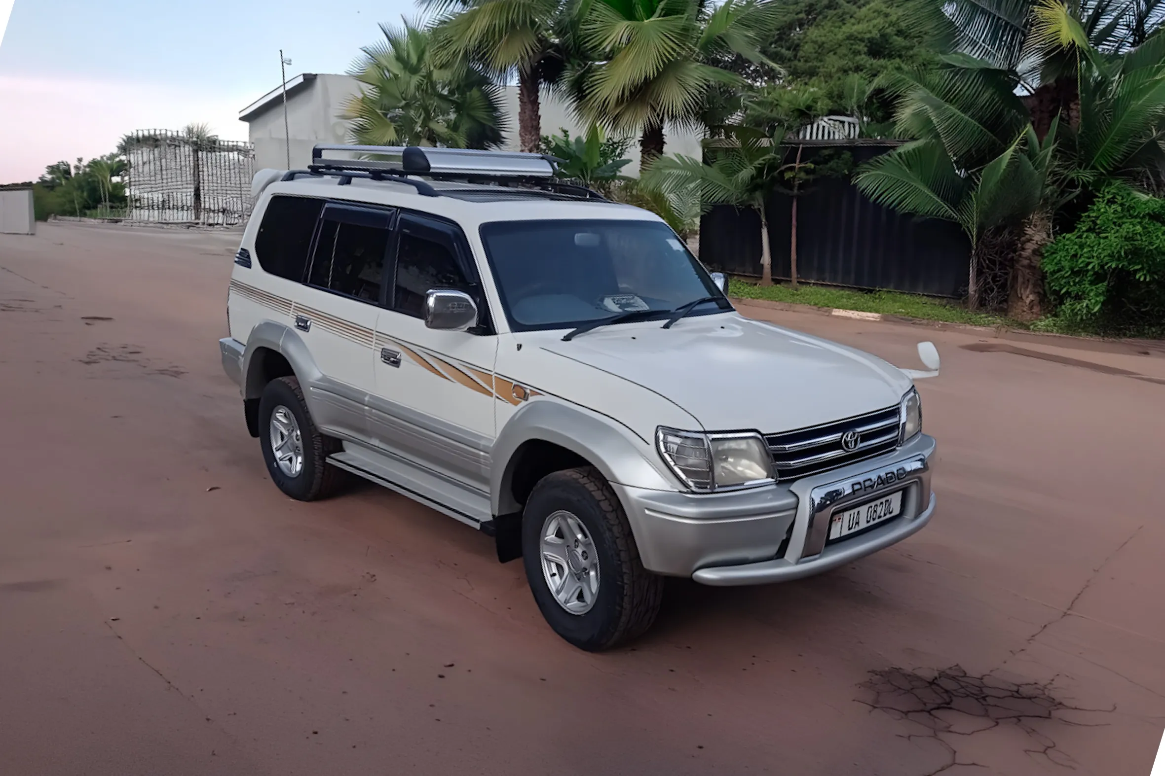 Toyota Land Cruiser Prado TX rental car in Uganda